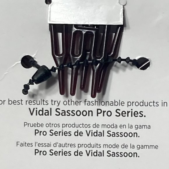 Vidal Sassoon Pro Series Flex Comb Hair Styling Brown Set of 3 main image 4